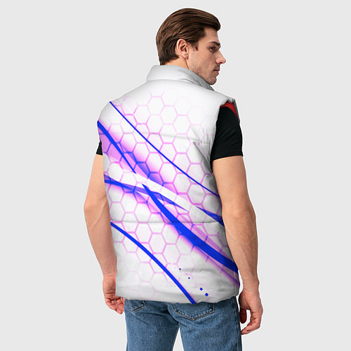 Мужской жилет BMW спортивный стиль / 3D-Красный – фото 4