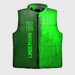Мужской жилет Lindemann - green gradient по-вертикали