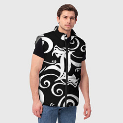 Мужской жилет Death Note japan anime, цвет: 3D-светло-серый — фото 2