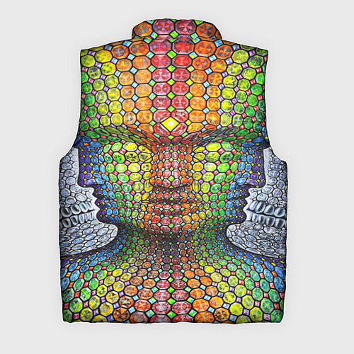 Мужской жилет Оптические стёкла / 3D-Светло-серый – фото 2