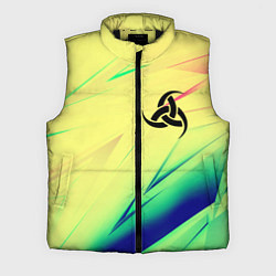 Мужской жилет Славянская символики лого, цвет: 3D-черный
