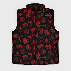 Мужской жилет Houses logo pattern Game of Thrones