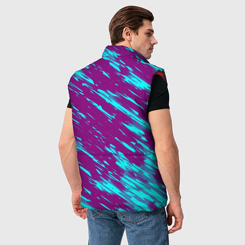 Мужской жилет Герб РФ холодные краски / 3D-Красный – фото 4