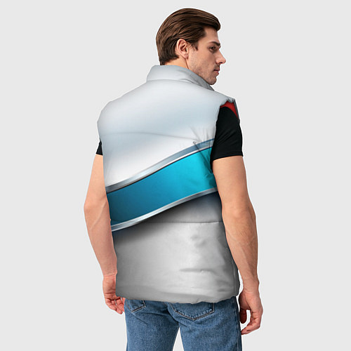 Мужской жилет Mazda geometry auto / 3D-Красный – фото 4