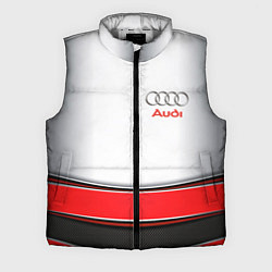 Мужской жилет AUDI auto car, цвет: 3D-светло-серый