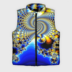 Мужской жилет Фрактальный психоделики узор