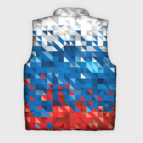 Мужской жилет Пиксельный флаг / 3D-Черный – фото 2