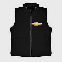 Мужской жилет Chevrolet logo, цвет: 3D-светло-серый