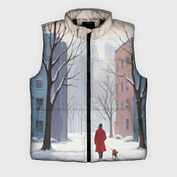 Мужской жилет Прогулка зима