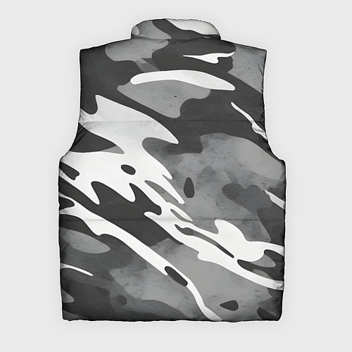 Мужской жилет Черно белый камуфляж / 3D-Черный – фото 2