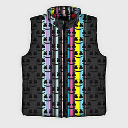 Мужской жилет Marshmello dj pattern line, цвет: 3D-красный