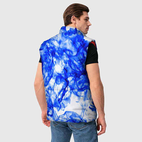 Мужской жилет Portal 2 flame blue / 3D-Красный – фото 4