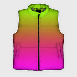 Мужской жилет Неоновый градиент фон, цвет: 3D-светло-серый