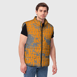 Мужской жилет Заводской антураж, цвет: 3D-светло-серый — фото 2