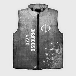 Мужской жилет Ozzy Osbourne - grey gradient вертикально, цвет: 3D-черный