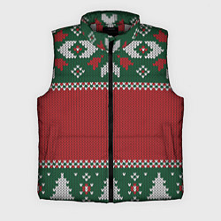 Мужской жилет Knitted Christmas Pattern