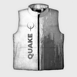 Мужской жилет Quake - white gradient по-вертикали