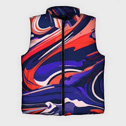 Мужской жилет Абстракция разводов разноцветная