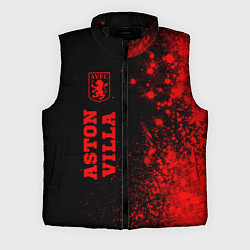Мужской жилет Aston Villa - red gradient по-вертикали, цвет: 3D-черный