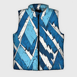 Мужской жилет Геометрический камуфляж, цвет: 3D-светло-серый