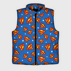 Мужской жилет Супермен паттерн, цвет: 3D-черный
