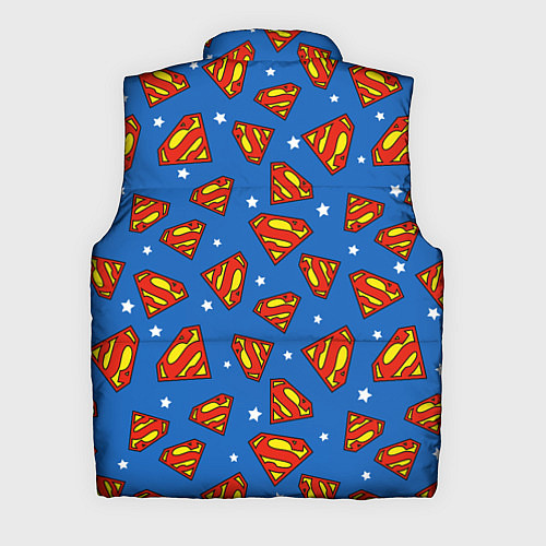 Мужской жилет Супермен паттерн / 3D-Черный – фото 2