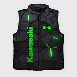 Мужской жилет Kawasaki - плиты с эффектом свечения, цвет: 3D-черный