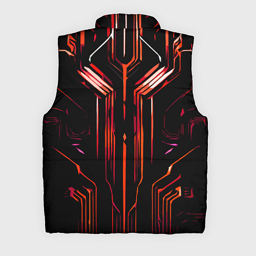 Мужской жилет Красные полосы / 3D-Черный – фото 2