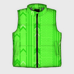 Мужской жилет Закулисье зелёные обои, цвет: 3D-светло-серый