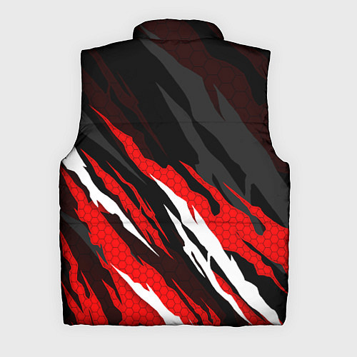 Мужской жилет Changan - красные языки / 3D-Черный – фото 2