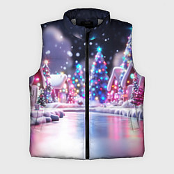 Мужской жилет Новогоднее настроение фонариков