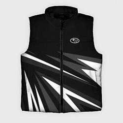 Мужской жилет Субару - черно-белый, цвет: 3D-черный