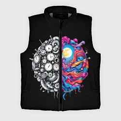 Мужской жилет Правое и левое полушарие