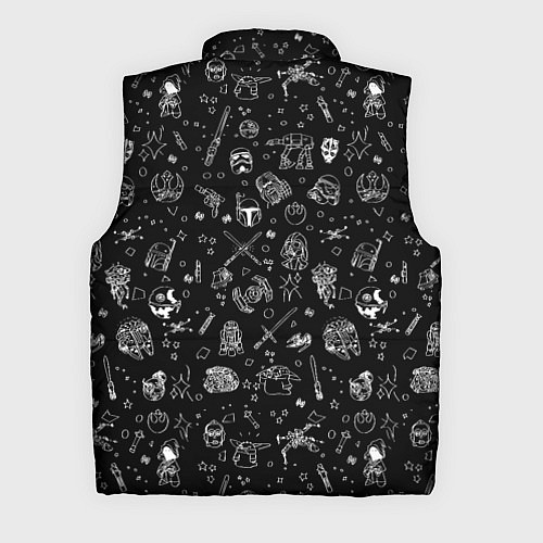 Мужской жилет Звездные войны паттерн / 3D-Черный – фото 2