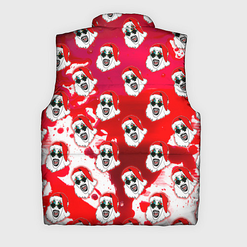 Мужской жилет Funny Santa clown Art in blood / 3D-Светло-серый – фото 2