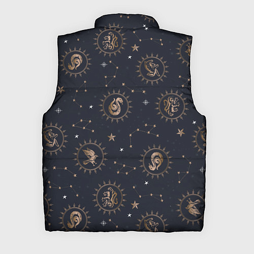 Мужской жилет Все факультеты Хогвартса / 3D-Черный – фото 2