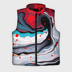 Мужской жилет Флюид арт абстракция