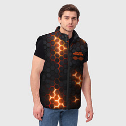 Мужской жилет Arctic Monkeys - плиты с подсветкой, цвет: 3D-черный — фото 2