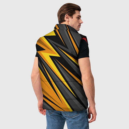 Мужской жилет Lixiang- gold edition / 3D-Красный – фото 4