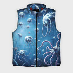 Мужской жилет Мир фантастических осьминогов, цвет: 3D-красный