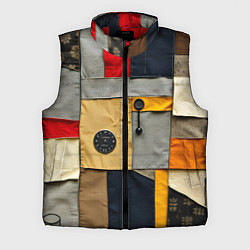 Мужской жилет Ретро пэчворк