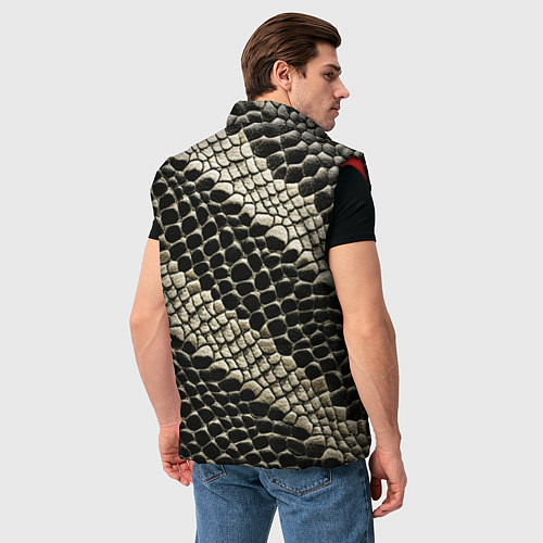 Мужской жилет Будь в тренде змеи / 3D-Красный – фото 4