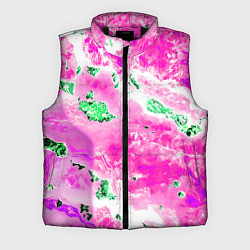 Мужской жилет Розово-зелёная абстракция