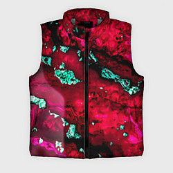 Мужской жилет Абстракция красно-голубая