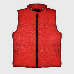 Мужской жилет Красная кожаная текстура