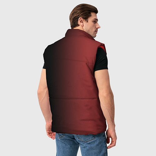 Мужской жилет Audi и череп / 3D-Красный – фото 4