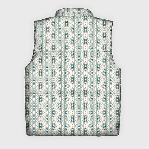 Мужской жилет Вертикальный узор с геометрическим рисунком / 3D-Красный – фото 2