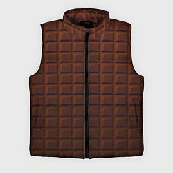 Мужской жилет Горький шоколад, цвет: 3D-черный