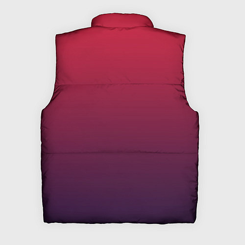 Мужской жилет Градиент Witching hour малиново-фиолетовый / 3D-Черный – фото 2