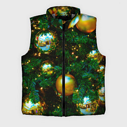 Мужской жилет Новогодние украшения на ветках